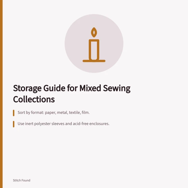 Storage guide for mixed sewing collections with inert enclosures and battery safety. Reading beginner project with a sceptical eye